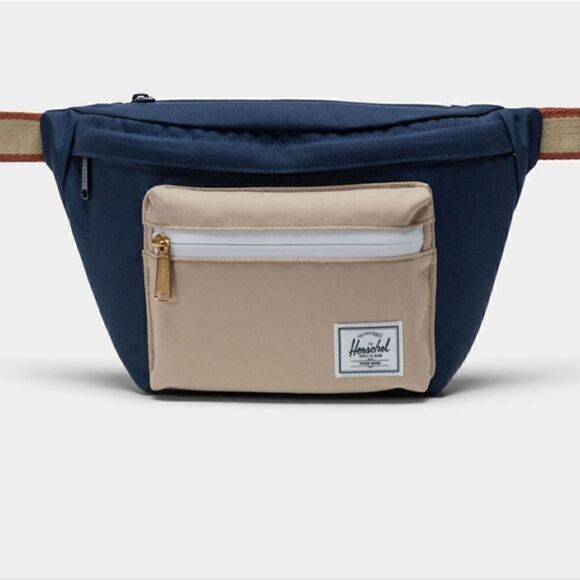 Herschel Pop Quiz Hip Pack (Navy/Cream) - Picture 1 of 4